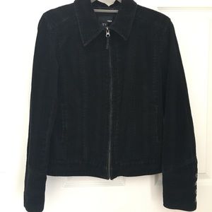 Corduroy zip-up jacket